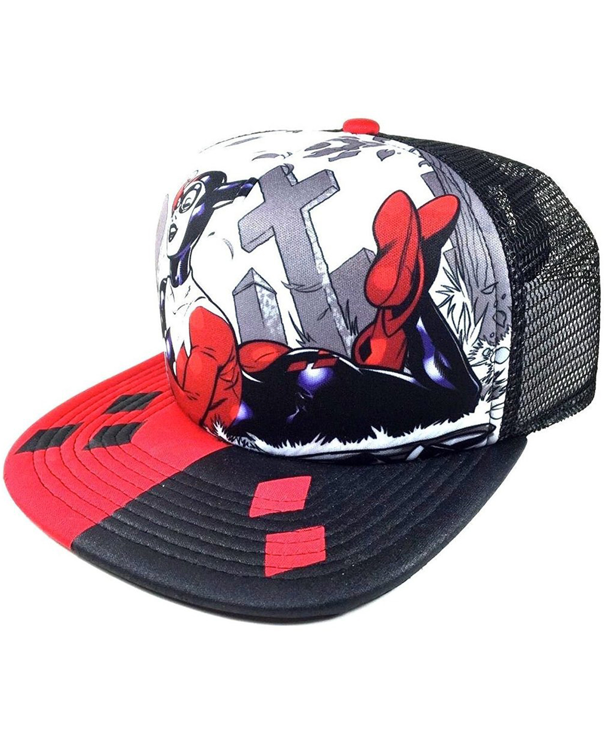 GORRA SNAPBACK HARLEY QUINN EN CEMENTERIO MULTICOLOR - Image 2
