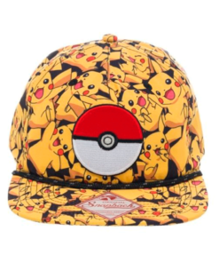 GORRA SNAPBACK POKEMON PIKACHU AMARILLA