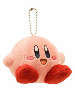 LLAVERO PELUCHE KIRBY SENTADO 4 PULGADAS