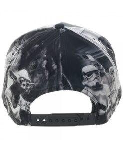 GORRA SNAPBACK STAR WARS PERSONAJES BLANCA Y NEGRA - Image 3
