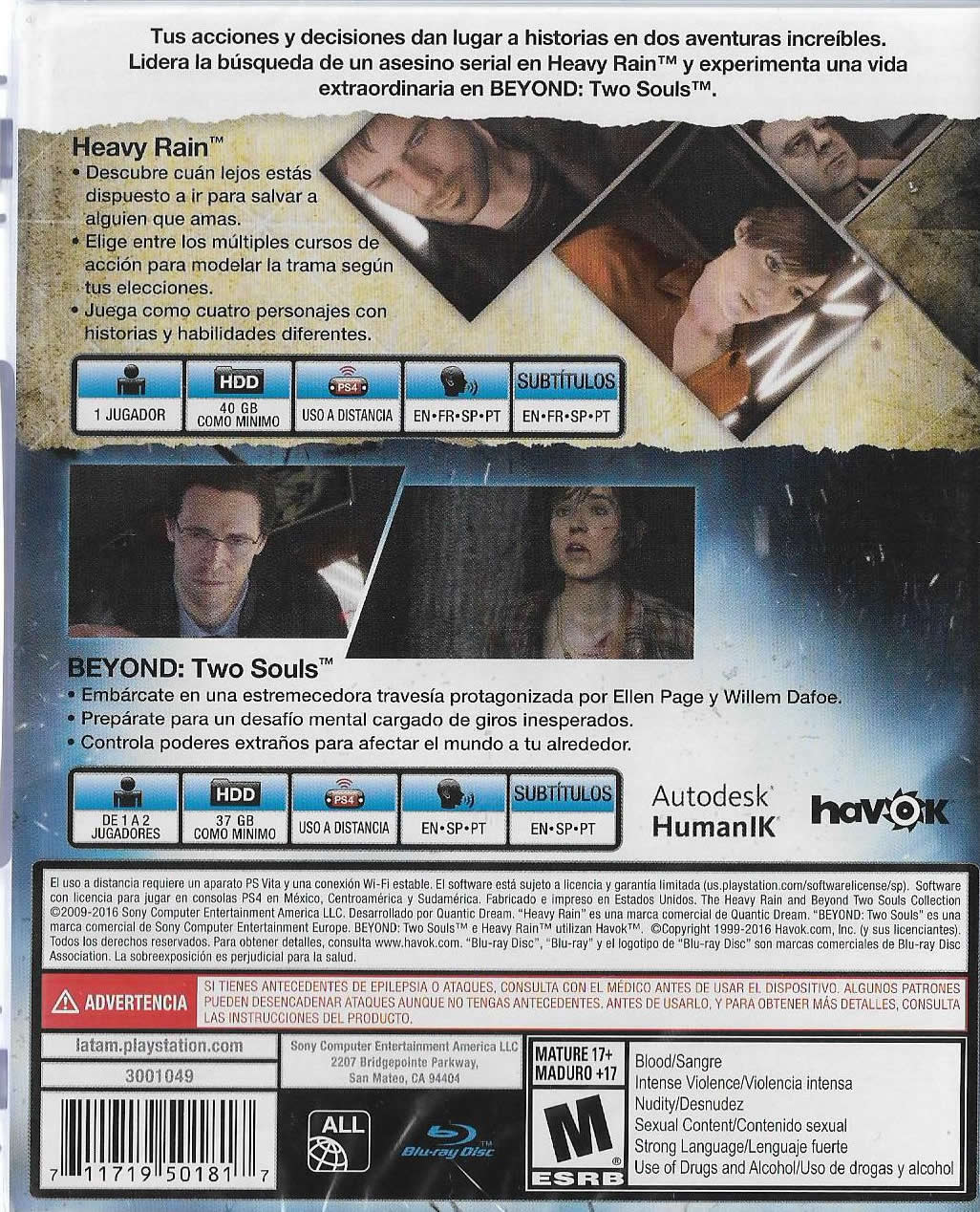 HEAVY RAIN AND BEYOND TWO SOULS COLLECTION - Image 2