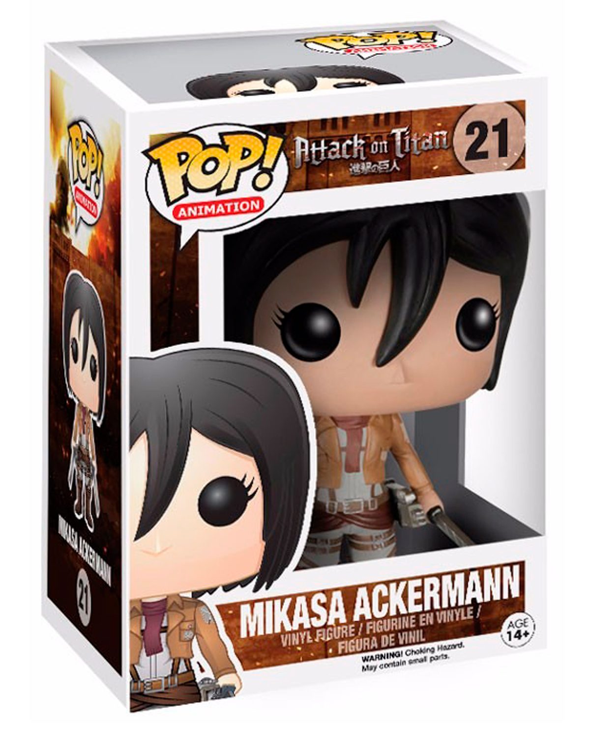 FIGURA POP ATTACK ON TITAN MIKASA ACKERMAN - Image 2