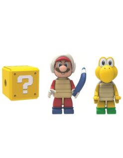 SET DE FIGURAS SUPER MARIO 3D LAND BOOMERANG MARIO KOOPA AND MYSTERY FIGURE