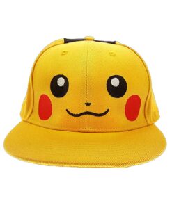 GORRA SNAPBACK POKEMON PIKACHU AMARILLA