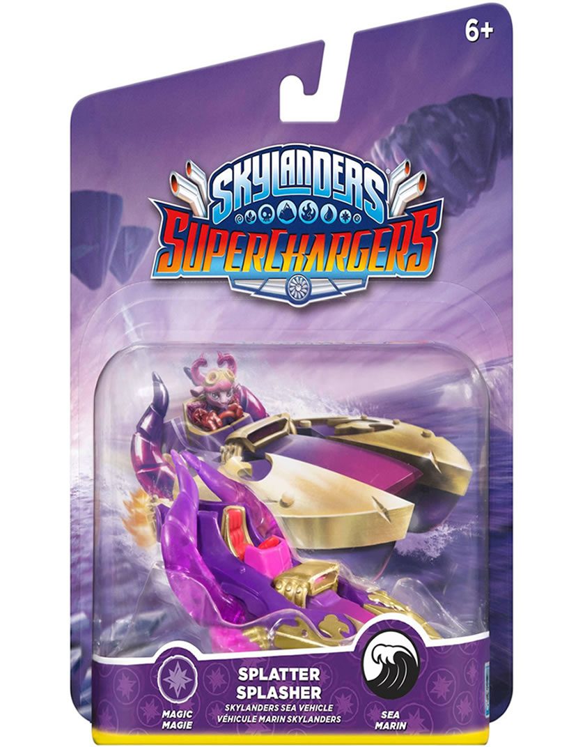 SKYLANDERS SUPERCHARGERS VEHICLE SPLATTER SPLASHER