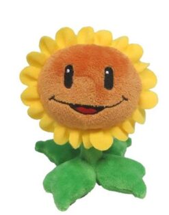 PELUCHE PLANTS VS ZOMBIES SUNFLOWER 18 CM