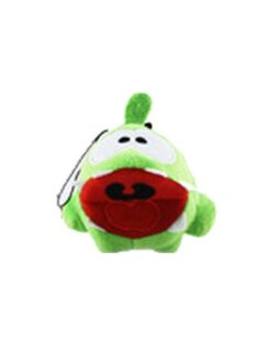 PELUCHE CUT THE ROPE OM NOM BOCA ABIERTA CON CORREA 5 CM