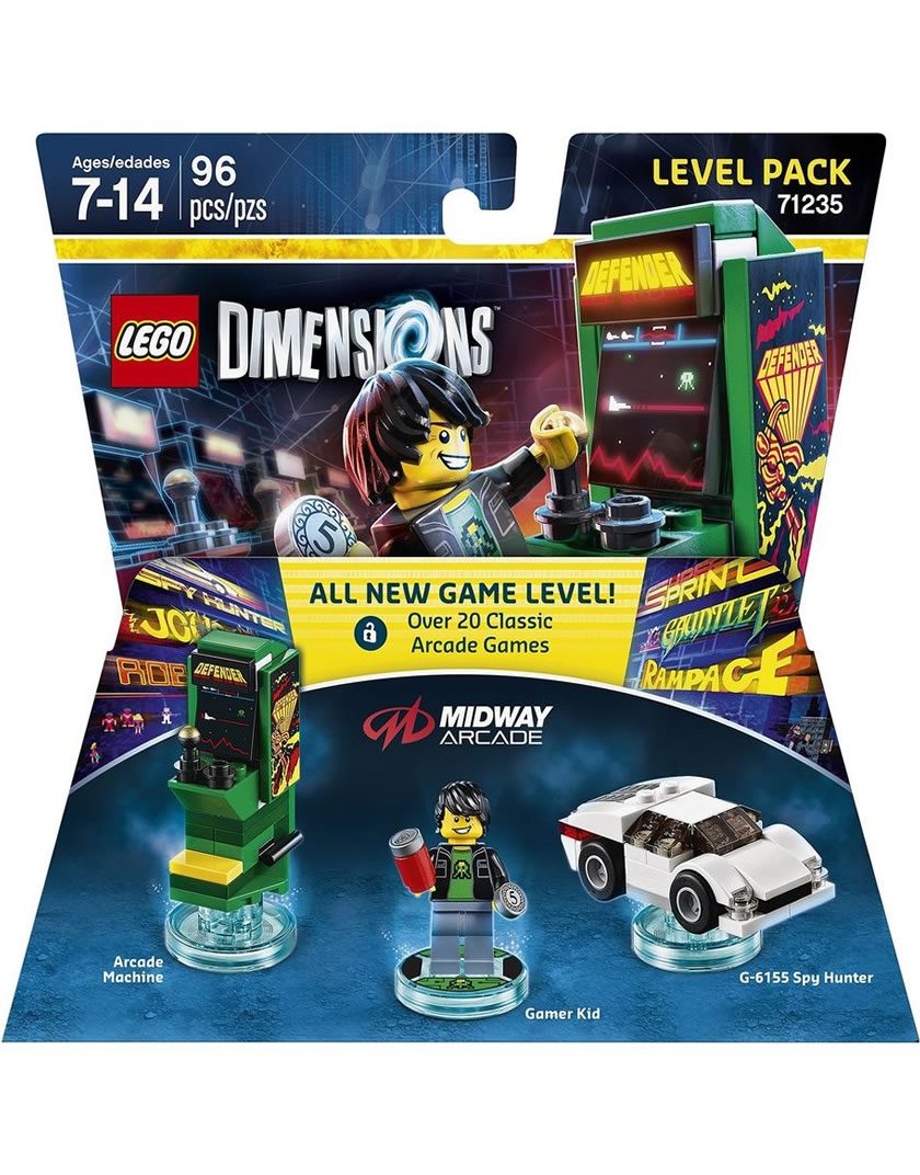 LEGO DIMENSIONS MIDWAY RETRO LEVEL PACK