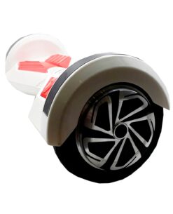 HOVERBOARD ELECTRICO 20 CM BLANCO Y ROJO  CON PARLANTE Y BLUETOOTH