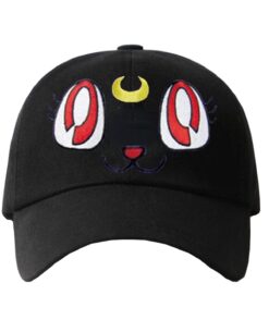 GORRA CLASICA SAILOR MOON LUNA NEGRA