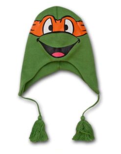 GORRO LAPLANDER TORTUGAS NINJA MICHELANGELO VERDE