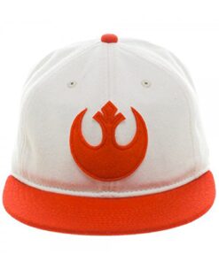 GORRA SNAPBACK STAR WARS LOGO ALIANZA REBELDE BLANCA