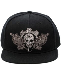 GORRA SNAPBACK GEARS OF WAR CALAVERA NEGRA