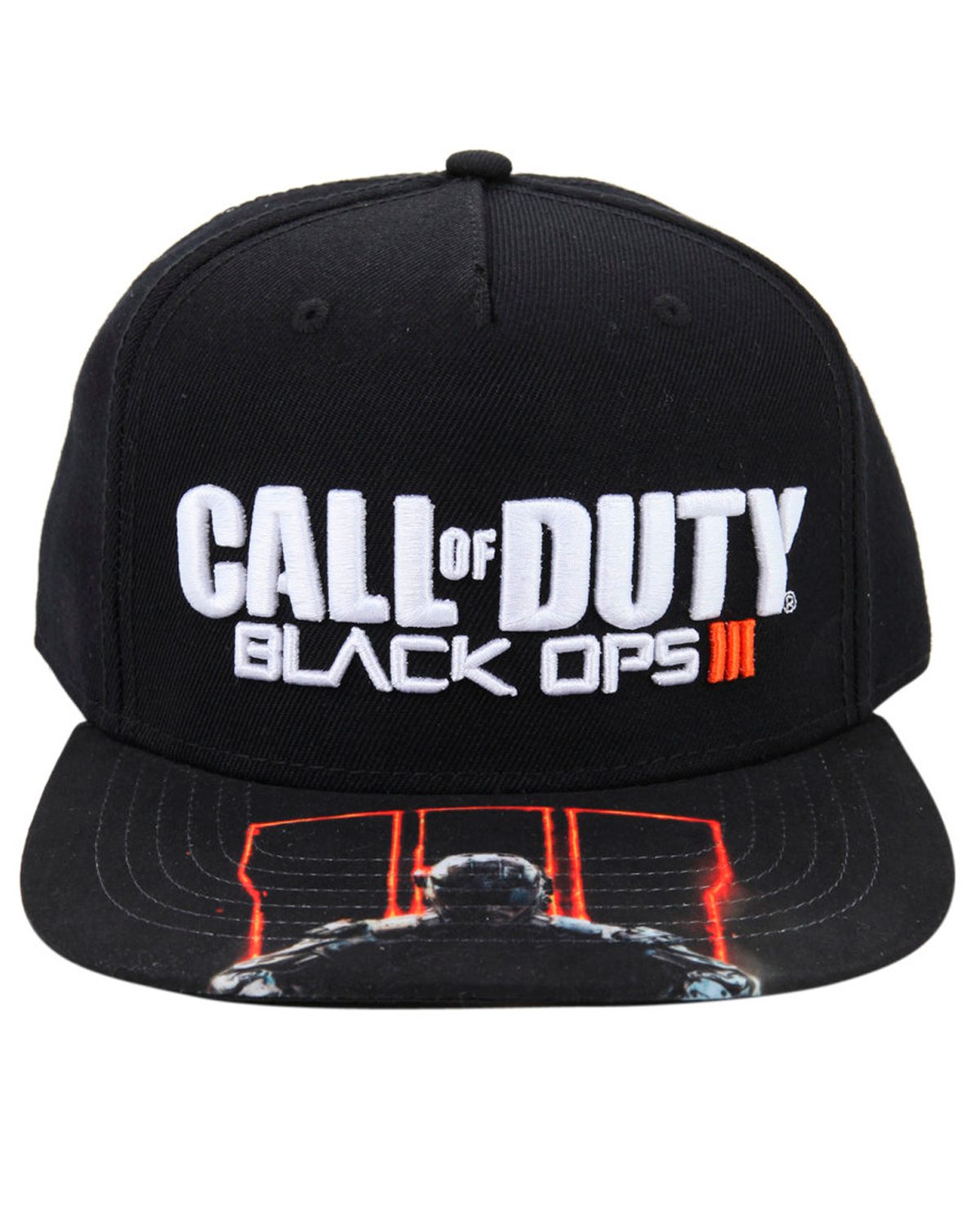 GORRA SNAPBACK CALL OF DUTY BLACK OPS III LOGO NEGRA