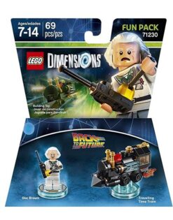 LEGO DIMENSIONS BACK TO THE FUTURE DOC BRONW FUN PACK