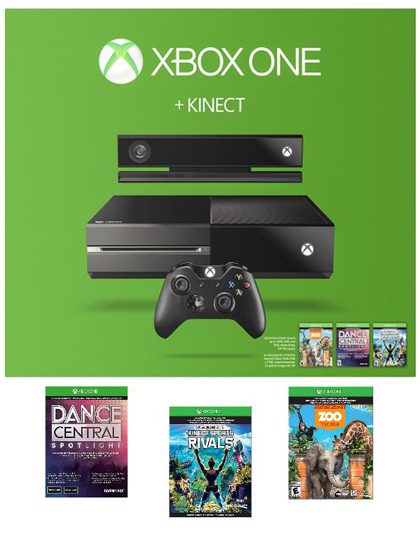 CONSOLA XBOX ONE NEGRO 500GB CON KINECT Y 3 JUEGOS - Image 3