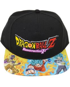 GORRA SNAPBACK DRAGON BALL Z LA RESURRECCION DE FREEZER NEGRA