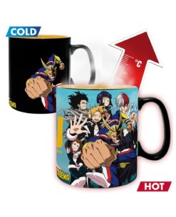 TAZA DE CERAMICA SENSIBLE AL CALOR ABYSTYLE MY HERO ACADEMIA