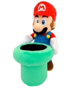 PELUCHE MARIO BROS CON WARP PIPE 20 CM