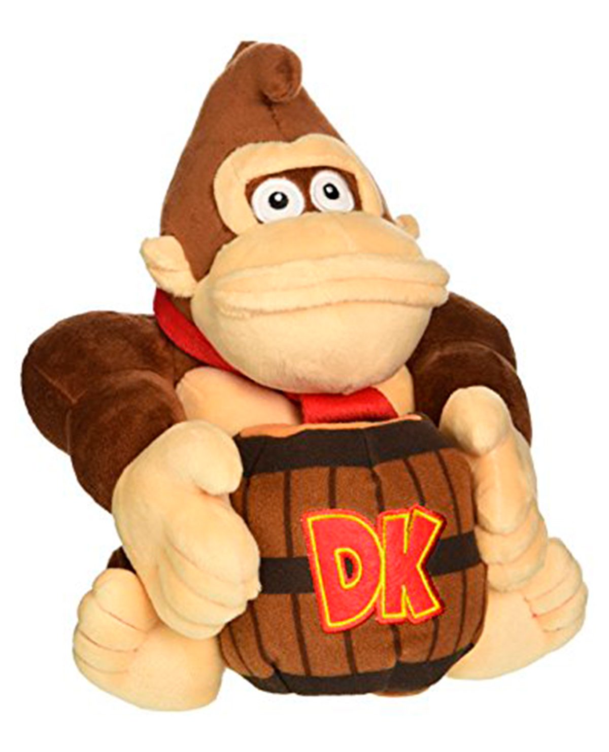 PELUCHE DONKEY KONG CON BARRIL 20 CM