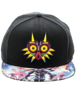 GORRA SNAPBACK THE LEGEND OF ZELDA MAJORAS MASK NEGRA