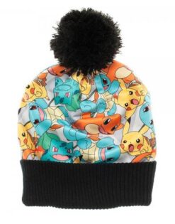GORRO BEANIE POKEMON STARTERS COLLAGE