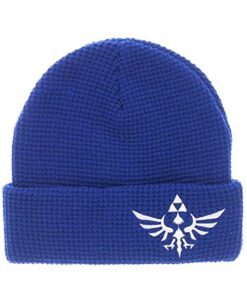 GORRO BEANIE THE LEGEND OF ZELDA TRIFUERZA AZUL