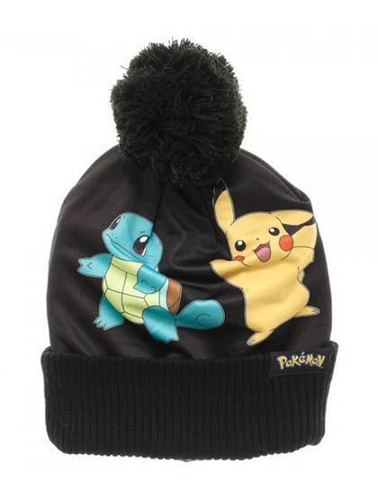 GORRO BEANIE POKEMON STARTERS SUBLIMADO NEGRO - Image 2
