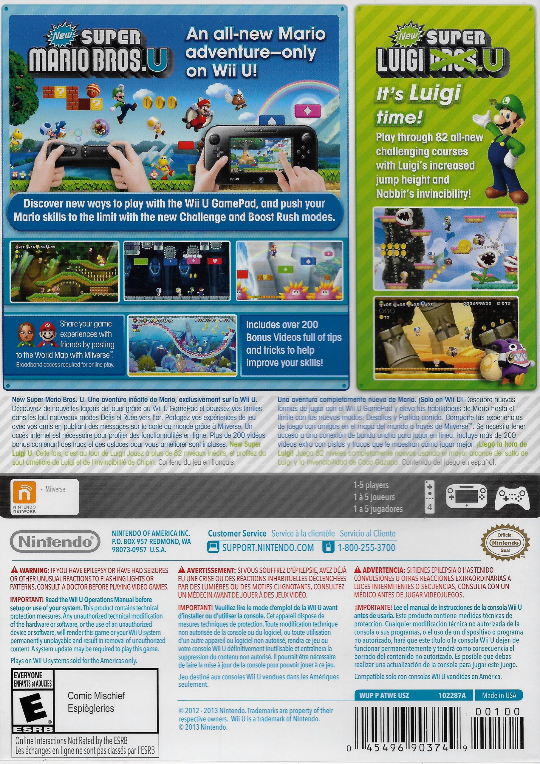 NEW SUPER MARIO BROS U WITH NEW SUPER LUIGI U - Image 2