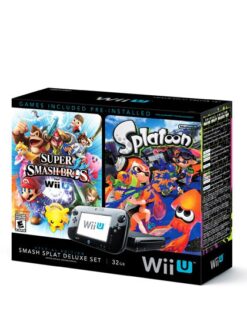 CONSOLA NINTENDO WII U NEGRO PAQUETE BUEN FIN MARIO KART 8 SPLATOON