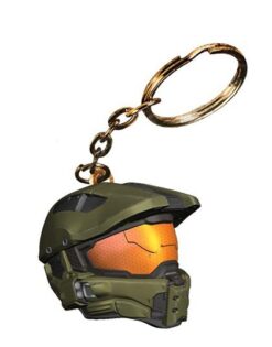 HALO COLLECTIBLE VINYL KEYCHAIN SPARTAN HELMET