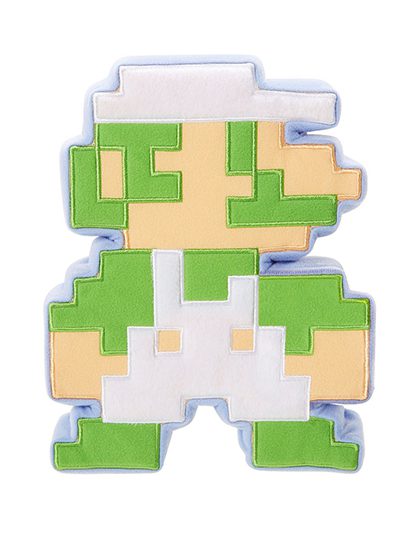 PELUCHE MARIO BROS LUIGI PIXEL