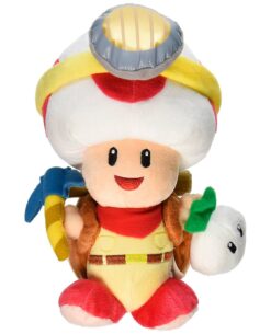 PELUCHE MARIO BROS TOAD CAPITAN 23 CM
