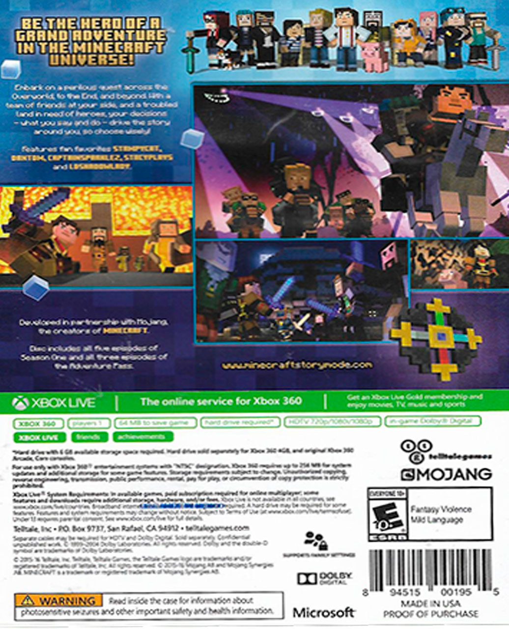 MINECRAFT STORY MODE - Image 2