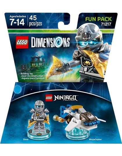 LEGO DIMENSIONS NINJAGO ZANE FUN PACK