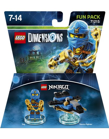 LEGO DIMENSIONS NINJAGO JAY FUN PACK