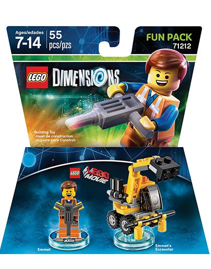 LEGO DIMENSIONS THE LEGO MOVIE EMMET FUN PACK