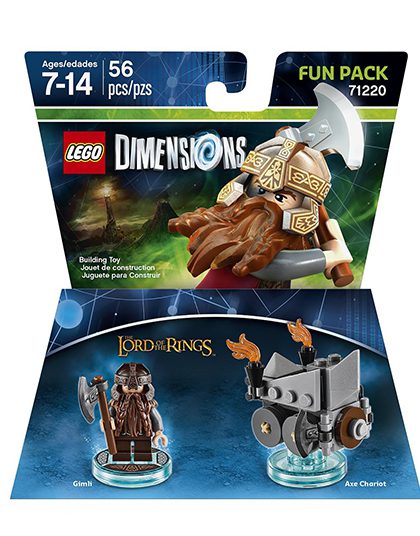 LEGO DIMENSIONS THE LORD OF THE RINGS GIMLI FUN PACK