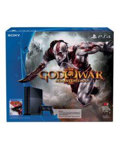 CONSOLA PLAYSTATION 4 NEGRO 500GB CON GOD OF WAR III REMASTERED