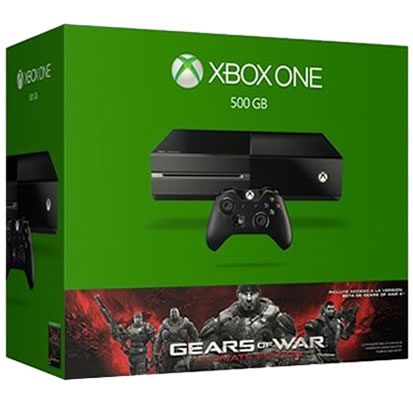CONSOLA XBOX ONE NEGRO 500GB CON GEARS OF WAR ULTIMATE EDITION