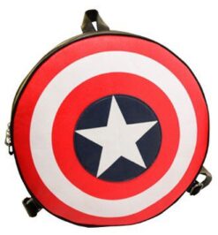 MOCHILA CAPITAN AMERICA ESCUDO 3D