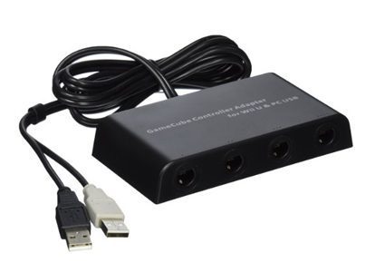 WII U MAYFLASH GC CONTROLLER ADAPTER 4 PORT