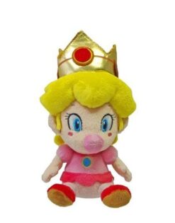 PELUCHE MARIO BROS BEBE PEACH 13 CM
