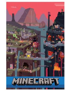 POSTER MINECRAFT SAM CUBE