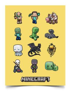 POSTER MINECRAFT CREATURES