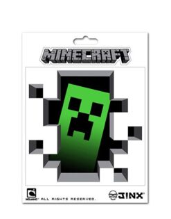 CALCOMANIA MINECRAFT CREEPER INSIDE