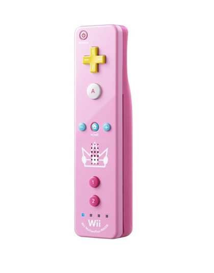 WII U REMOTE PLUS PEACH EDITION