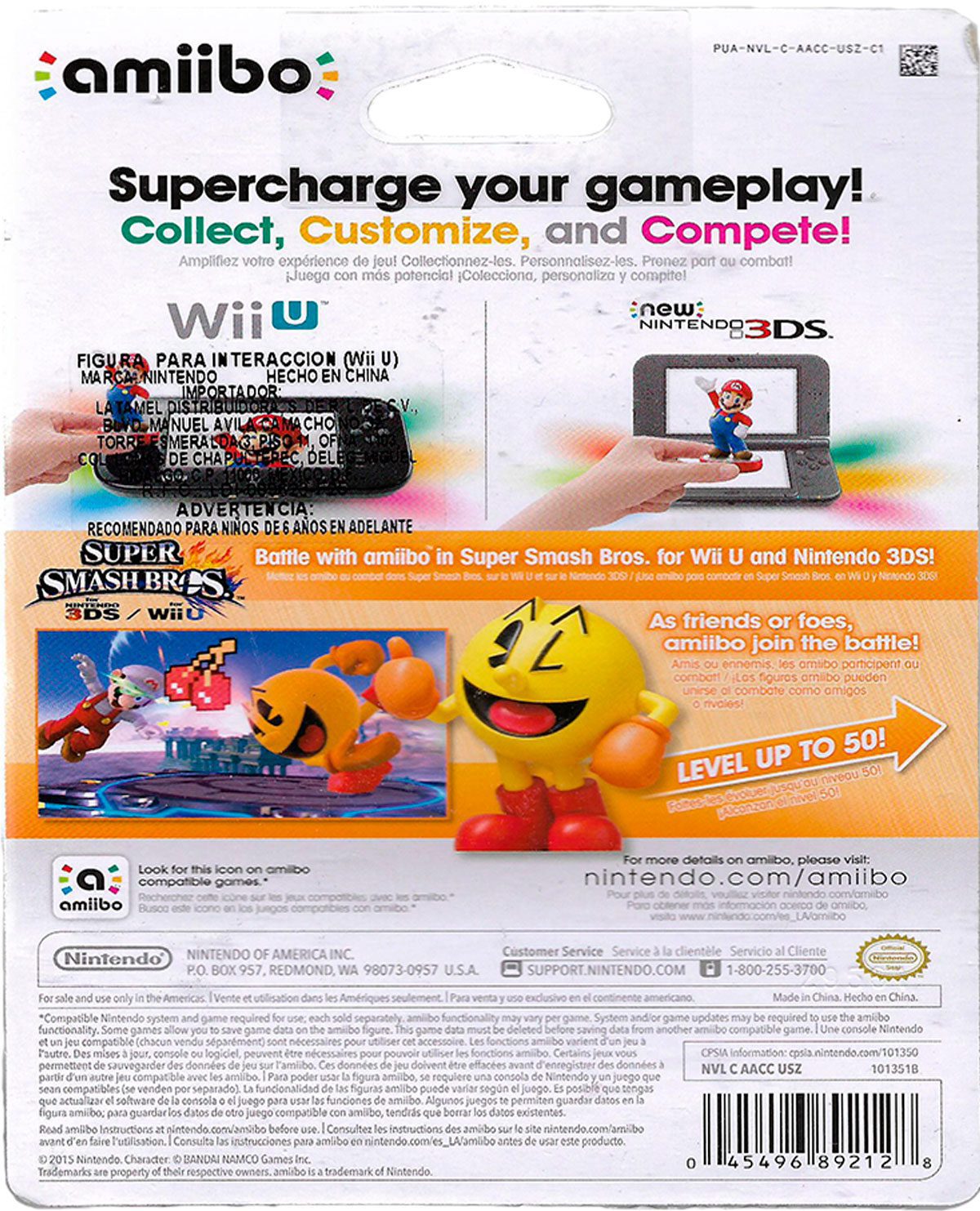 AMIIBO SUPER SMASH BROS PAC MAN - Image 3