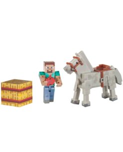 MINECRAFT STEVE WITH HORSE 2 PACK