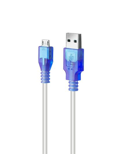 ROCK CANDY 6FT MICRO USB CABLE BLUE